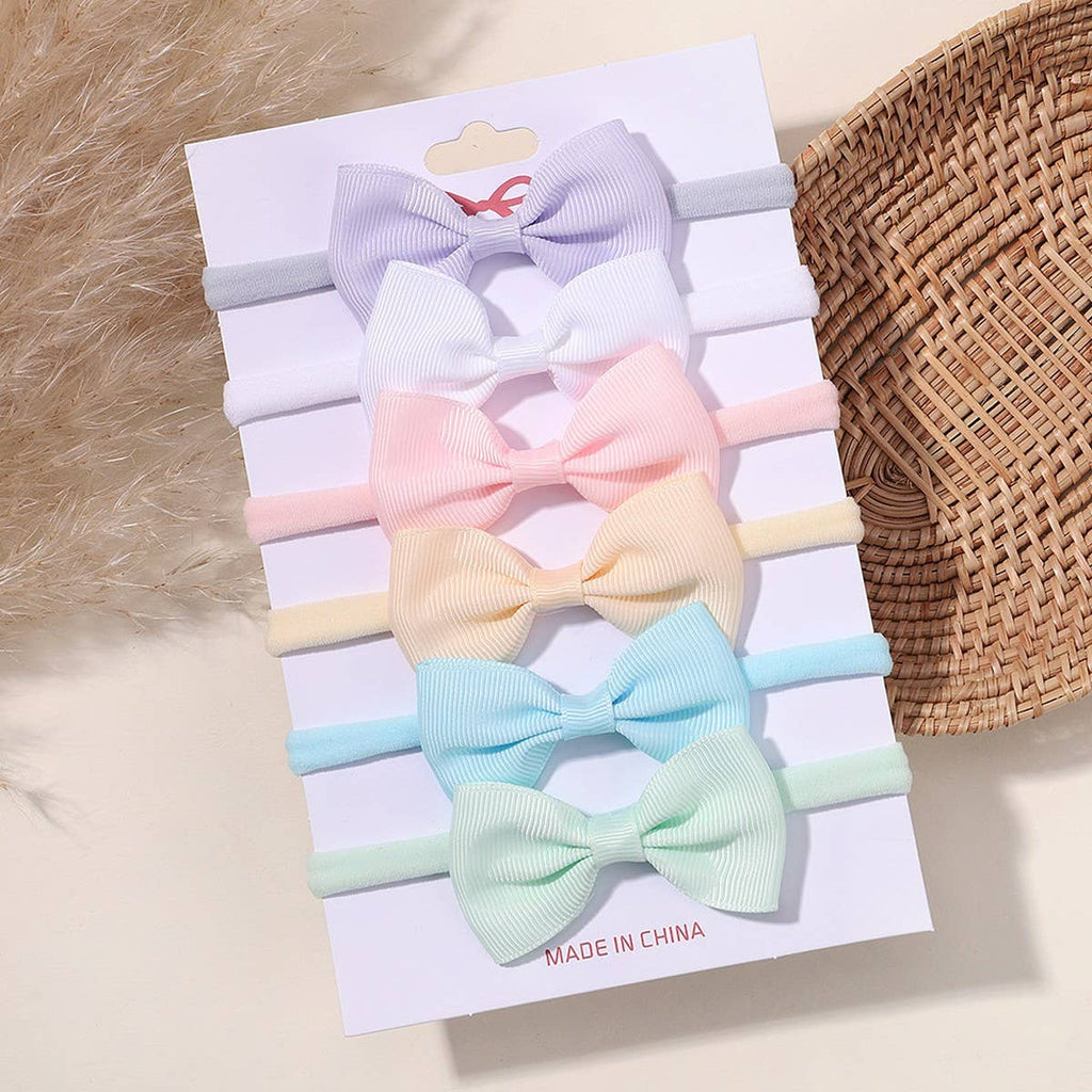 Kids Bow Headband Set – Elastic Nylon No Marks_CWAHA6720: TYPE10 / (OS) 1