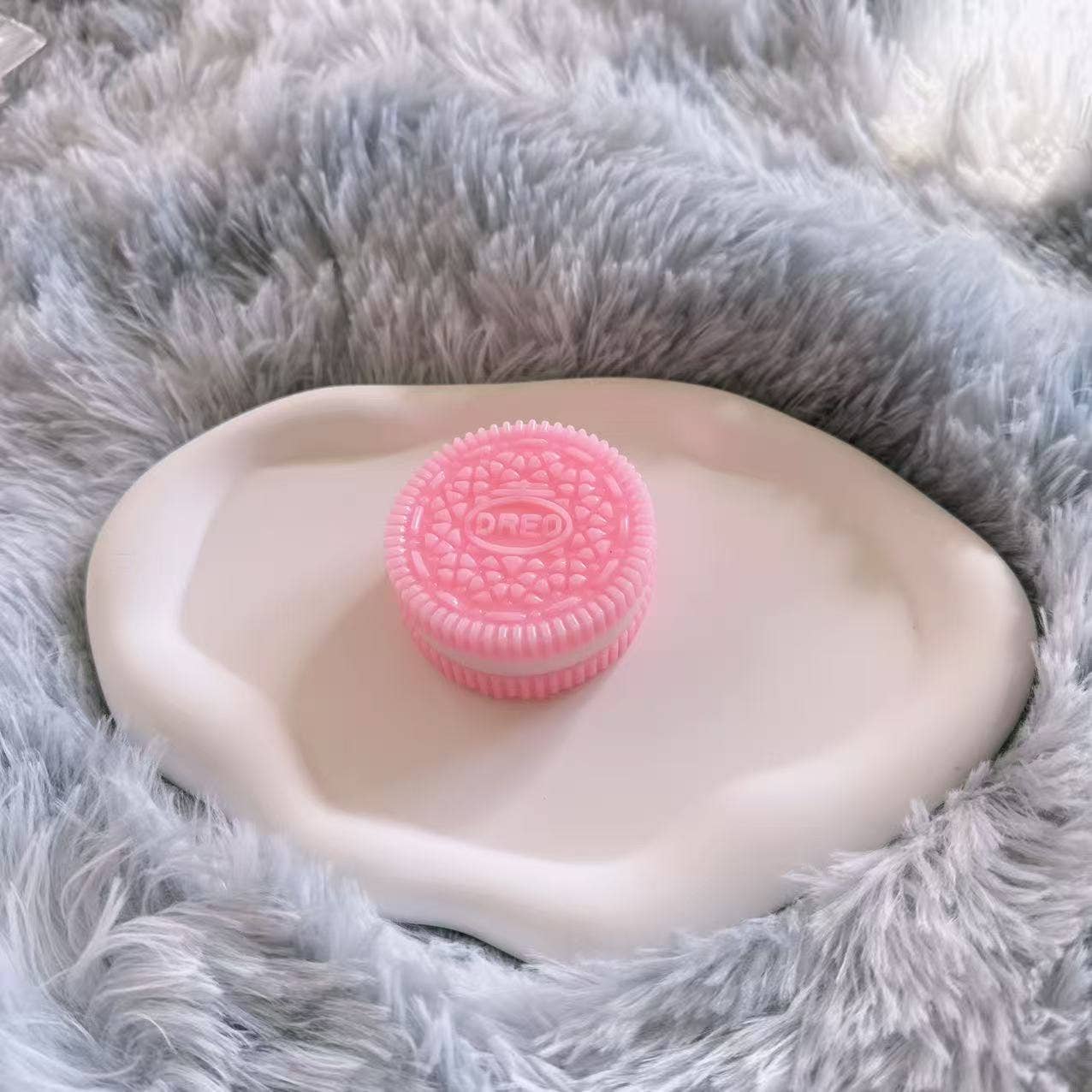 Cookie Sandwich Squishy Stress Relief Fidget Squeeze Toy: Stretch black / One Size