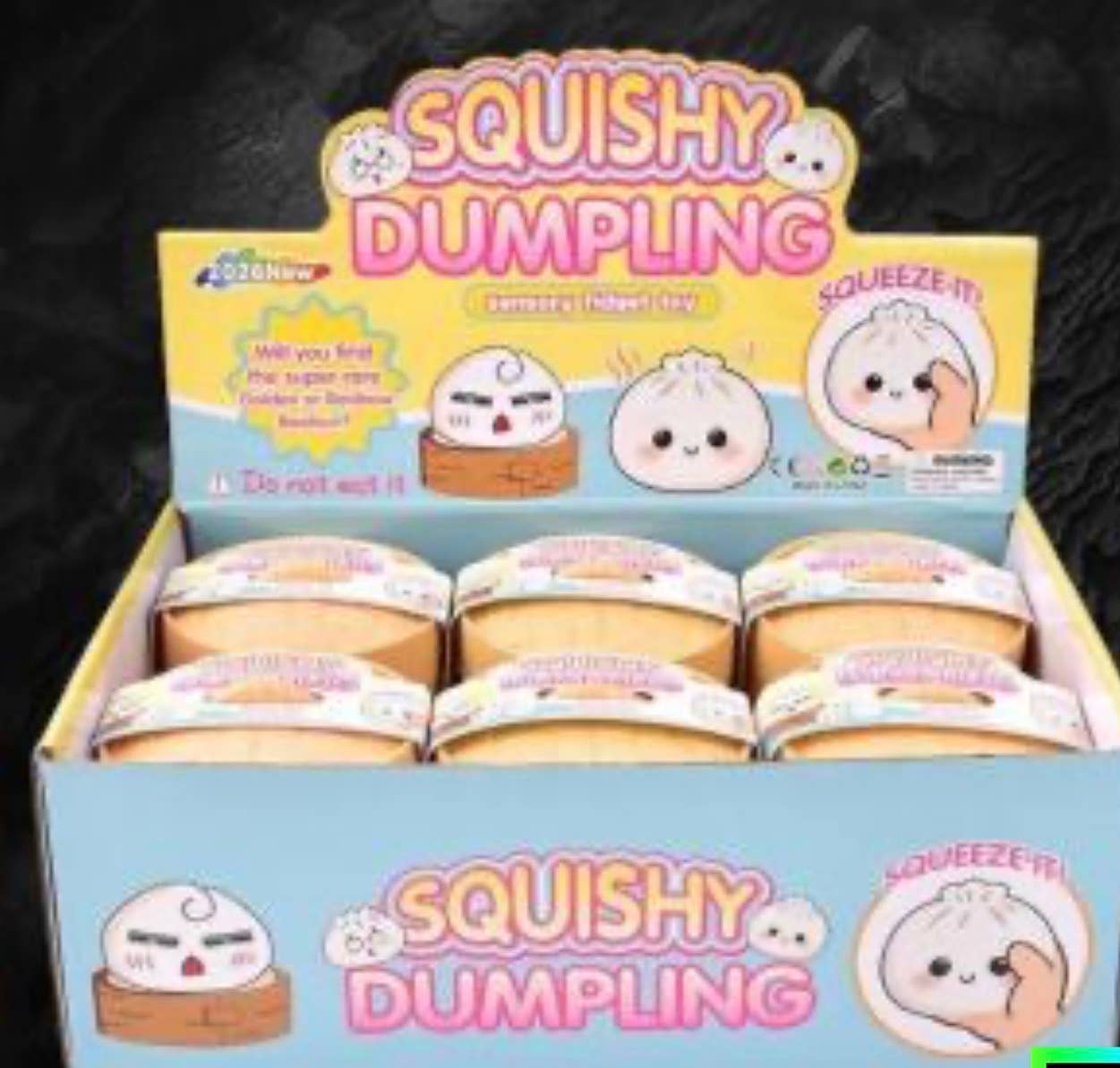 The Viral Dumpling Squishy  - Glitter Edition- 