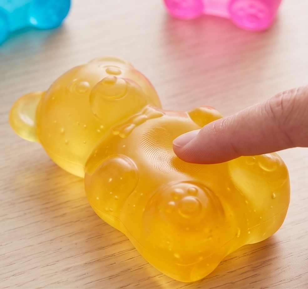 Squishy Bear - Sensory Fidget Toy Squeeze Toys, assorted col