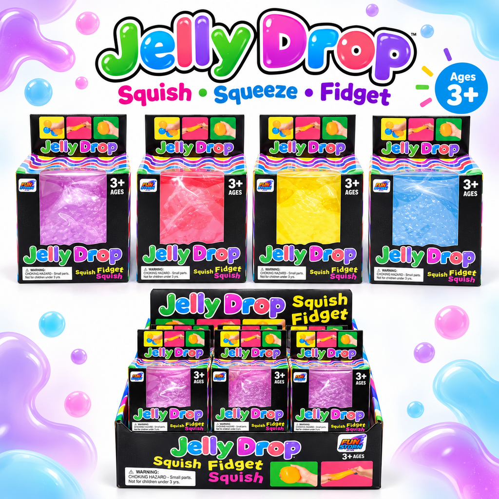 Appalachian Charm Co - Textured Jelly Drop Squishy Case - 12 ct