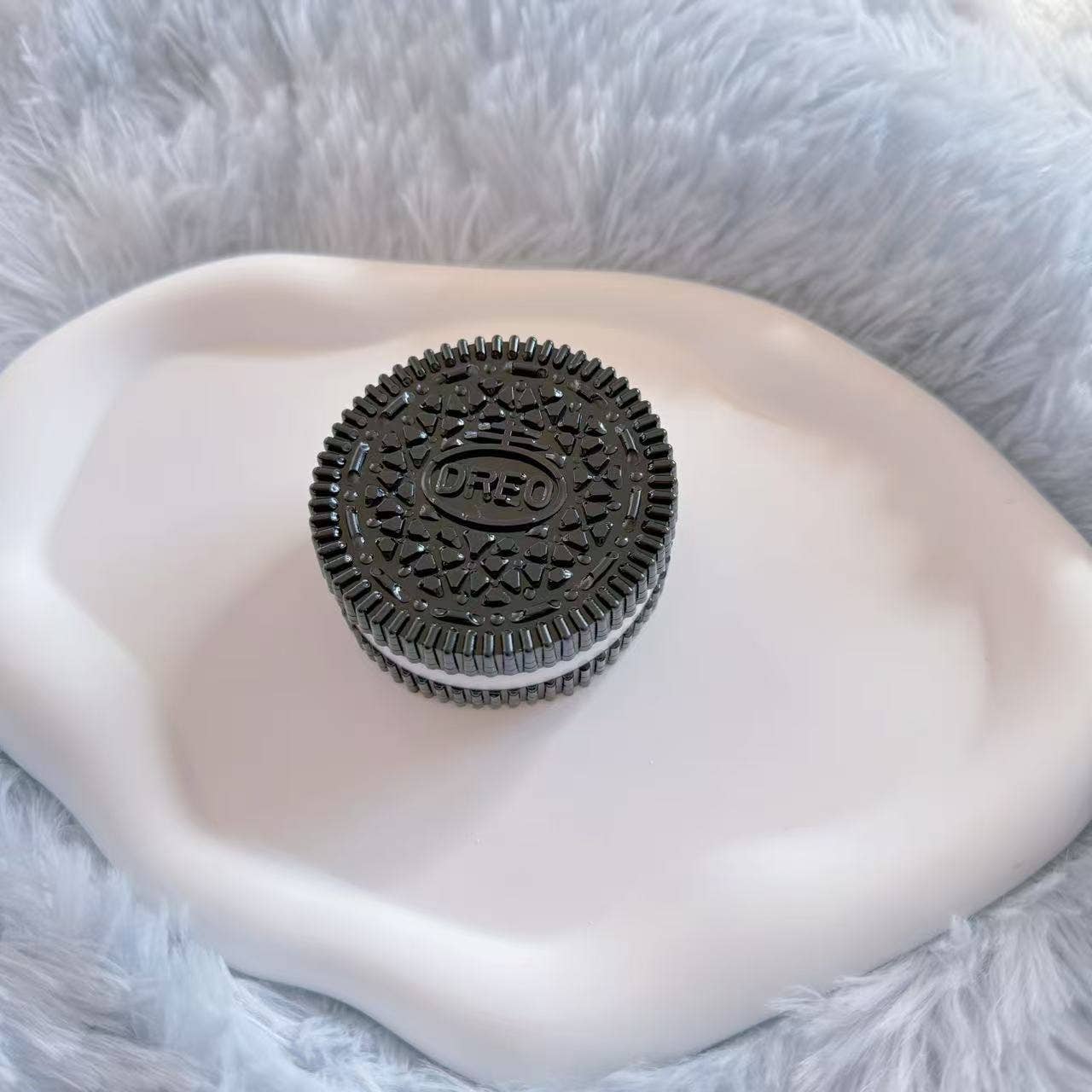 Cookie Sandwich Squishy Stress Relief Fidget Squeeze Toy: Purple multi / One Size