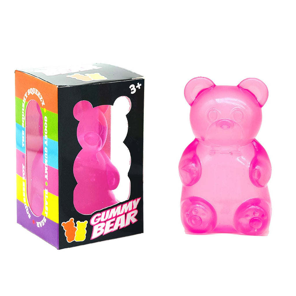 Gummy Bear Squish Stress Fidget Squeeze Toy: Purple box / One Size