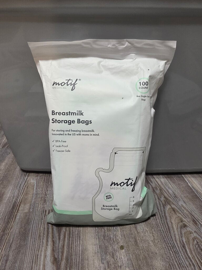 Breastmilk storage bags