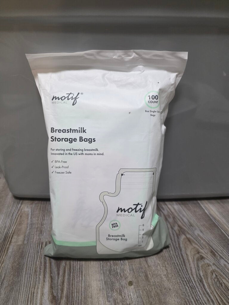 Breastmilk storage bags