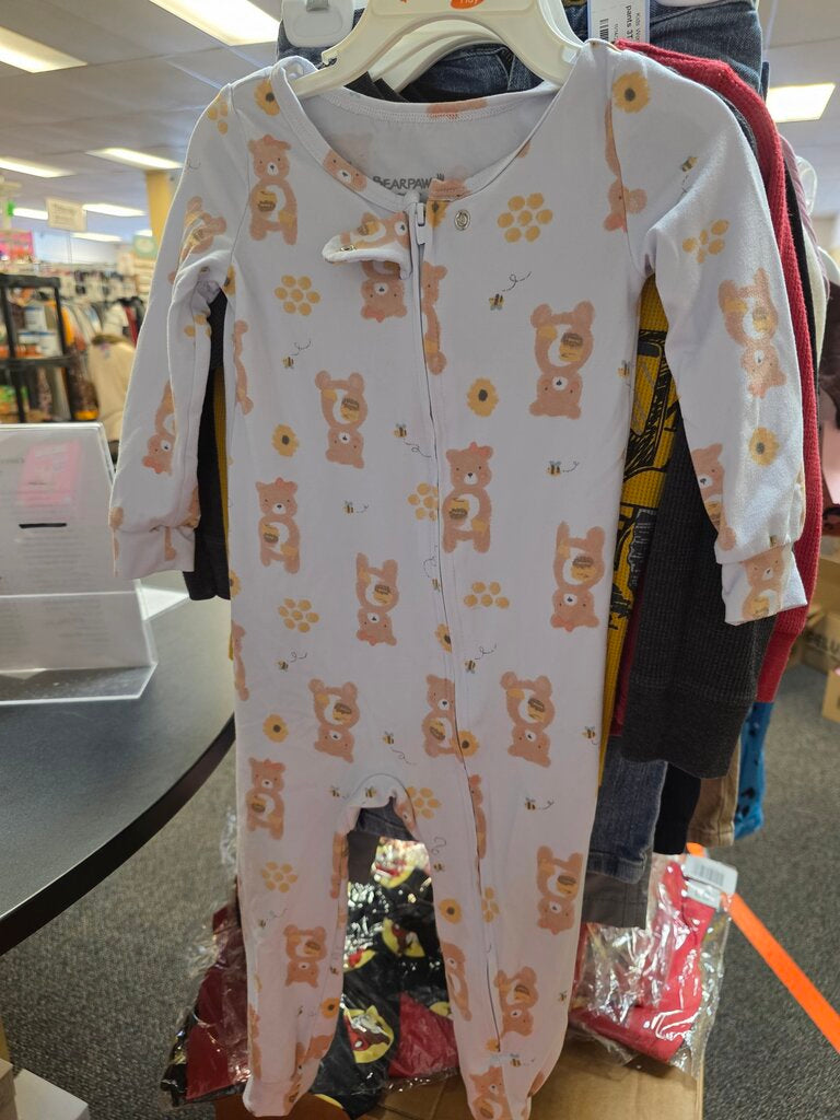 Bearpaw Baby Onesie with Bear Print 24mo