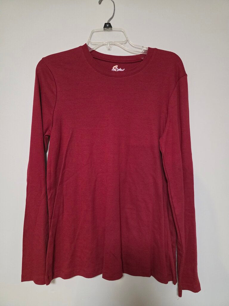 Med Red Long Sleeve Maternity Shirt Oh Motherhood