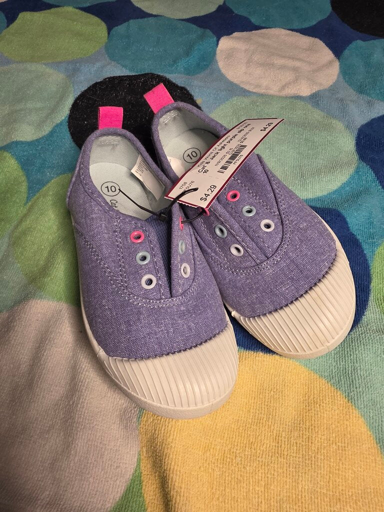 light purple slip ons