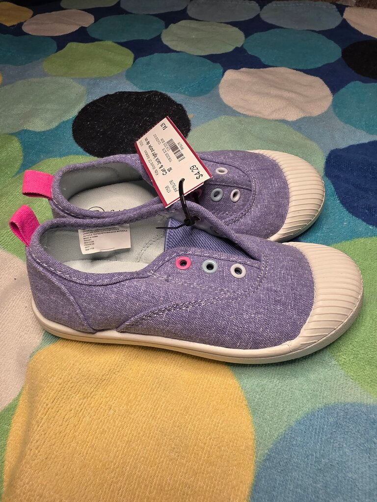 light purple slip ons