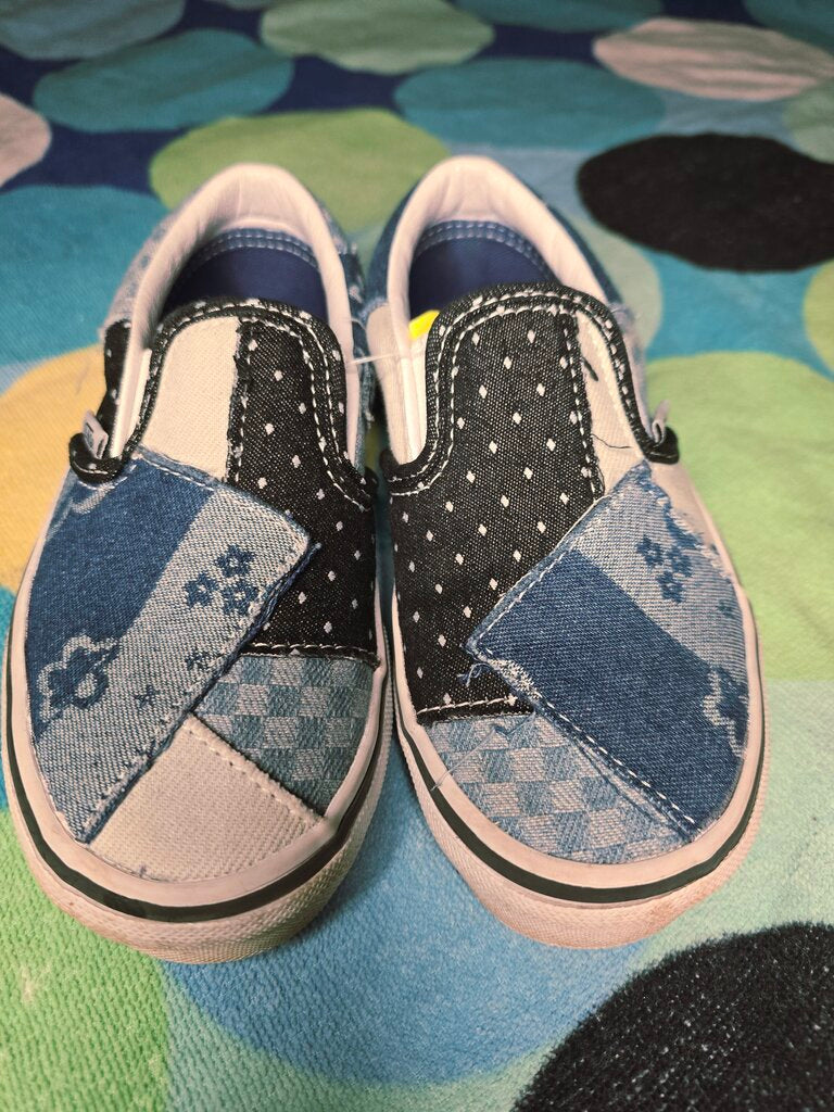 Size 12.5 blue/denim Vans