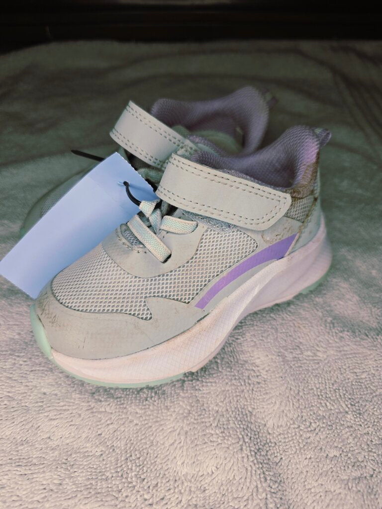 Size 5 gray/purple athletic works