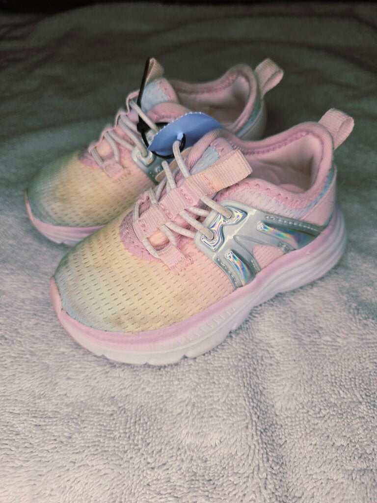 Size 5 yellow/pink (some wear) athletic works