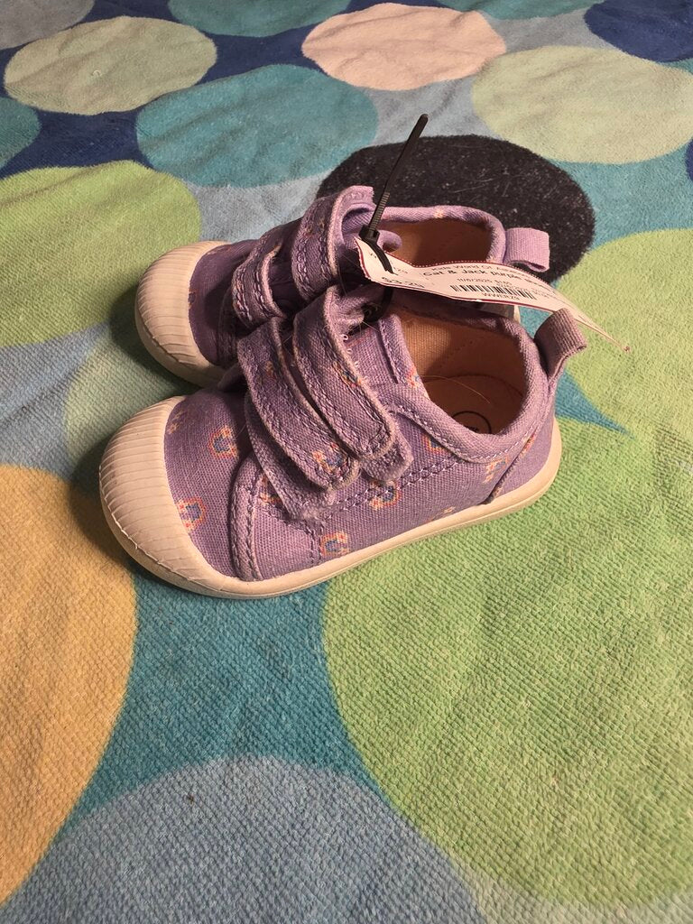 Size 4 purple shoes Cat & Jack