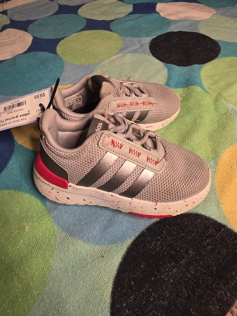 Size 7 gray/red Tr23 Lace Up Adidas