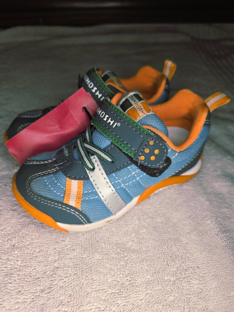 Size 8 blue/orange Tsukihoshi