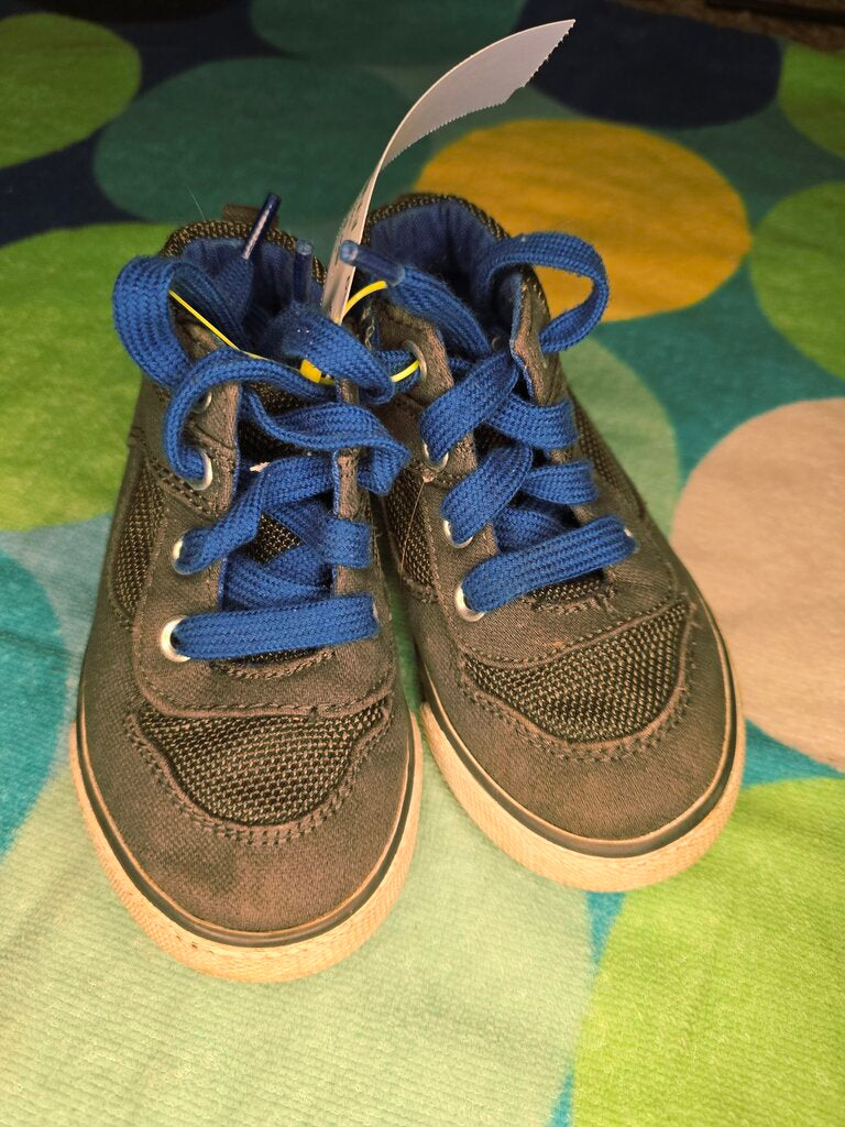 size 6 dark gray/blue shoes