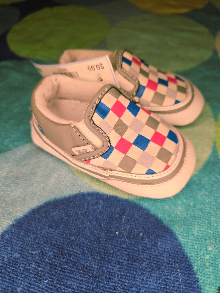 Size 2 Checkered Vans