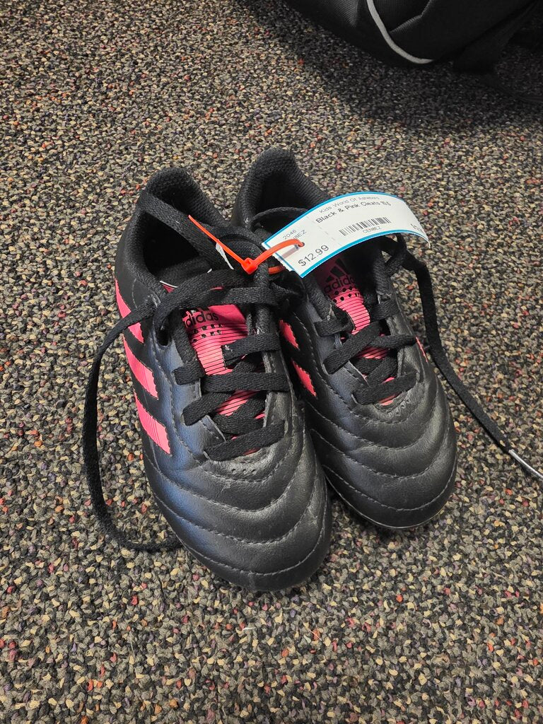 Black & Pink Cleats
