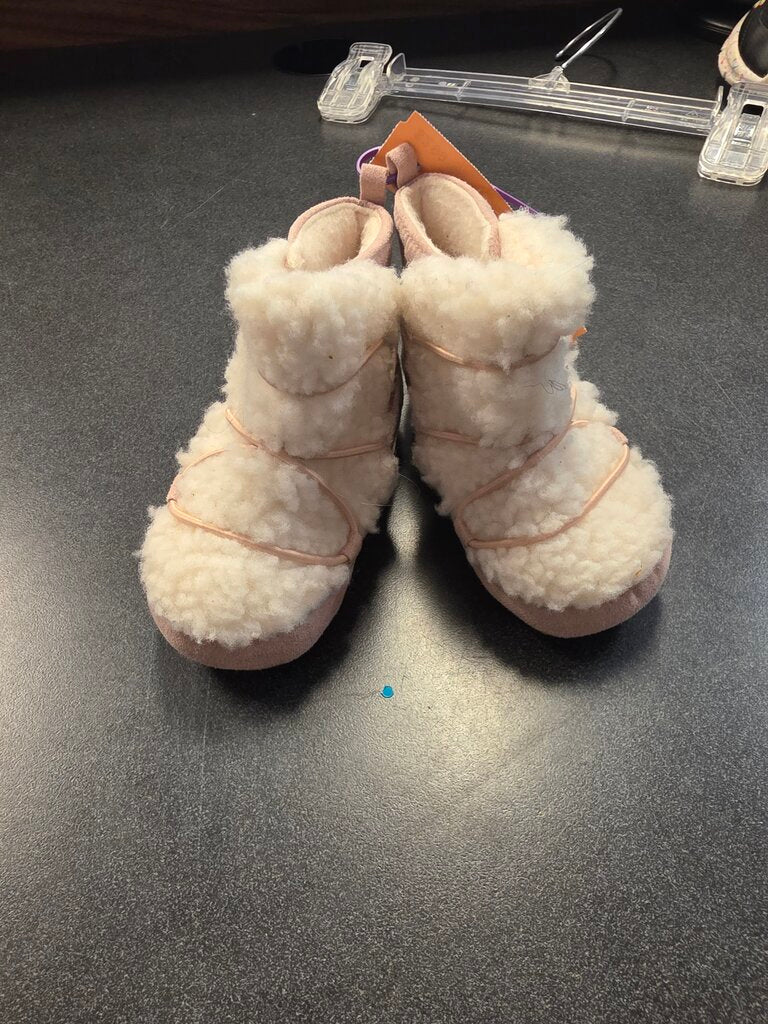 Furry, Pink Boots Old Navy