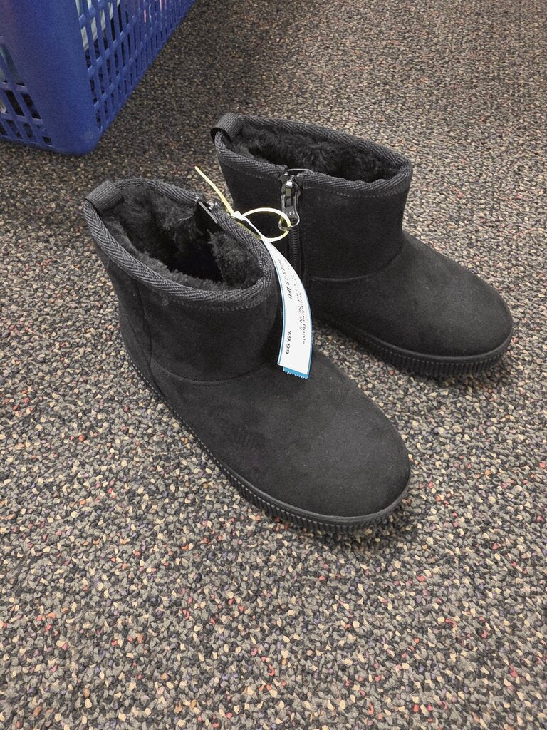 Arlo Zipper Shearling Boots Cat & Jack LIKE NEW