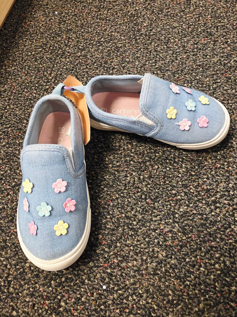 carters denim slip on shoes
