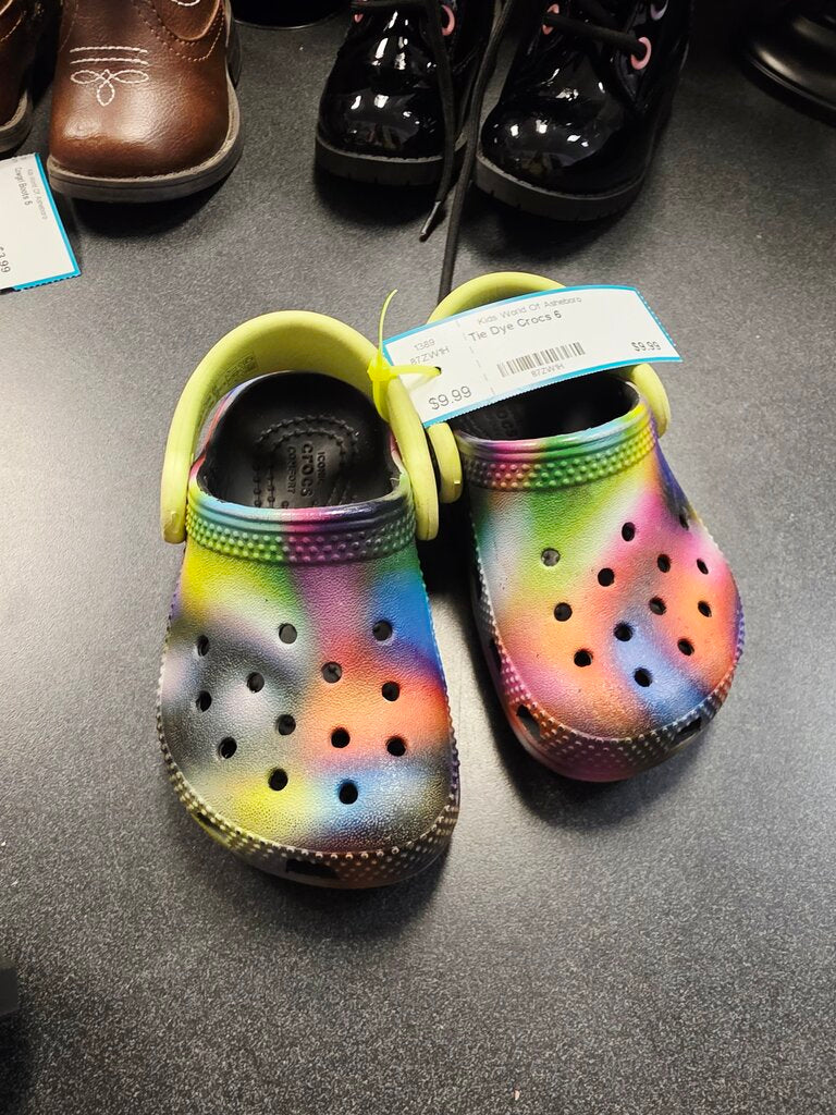 Tie Dye Crocs