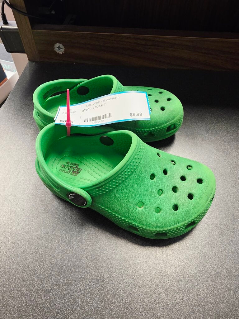 green crocs