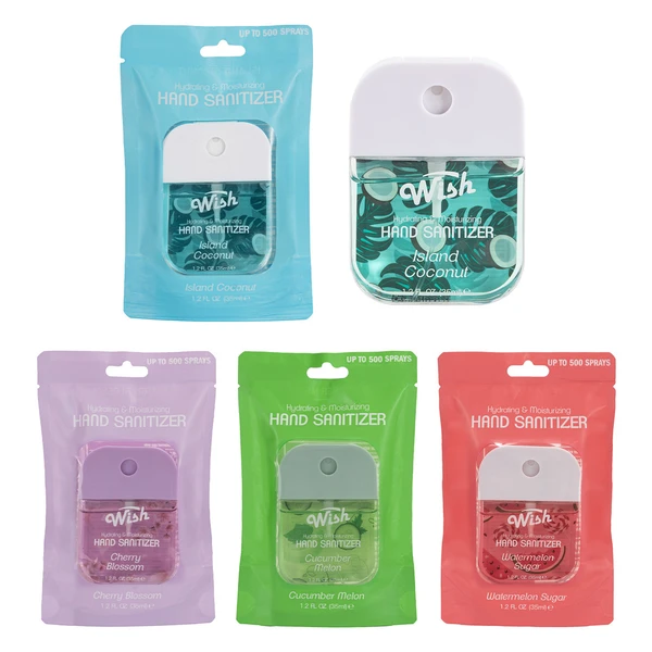 MFGRUS INC - Wish scented hand sanitizer spray