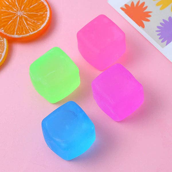 Showcase - SugarSqueez Cube Mini Size Squishy Fidget Sugar Stress Ball (1pc) Color Ships Assorted