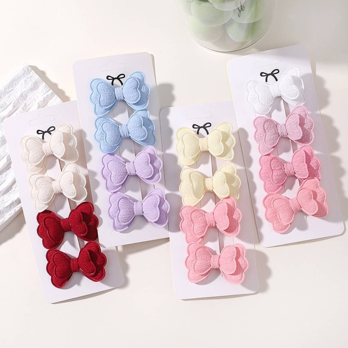 Double-Layer Butterfly Hair Clip Set for Kids_CWAHA6707: TYPE7 / (OS) 1