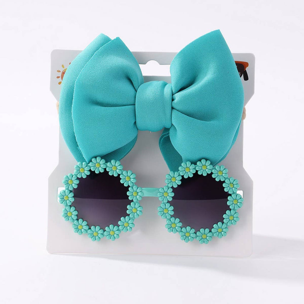 Summer Bow Headband & Sunglasses Set for Kids_CWAHA6744: TYPE2 / (OS) 1