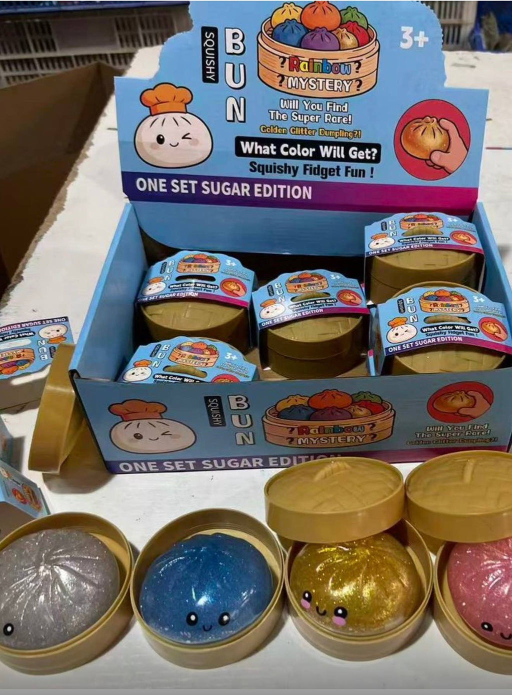 The Viral Dumpling Squishy  - Glitter Edition- 