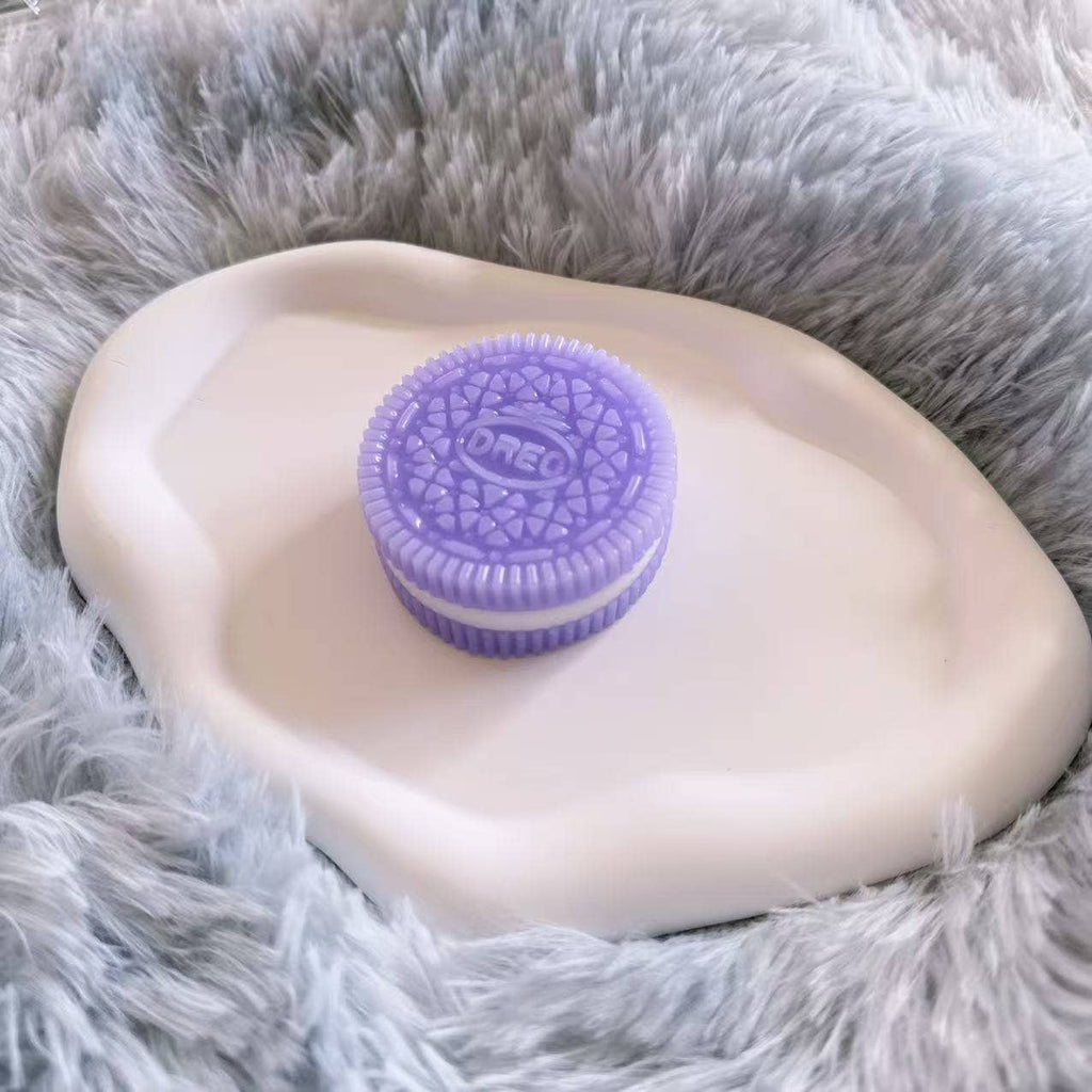 Cookie Sandwich Squishy Stress Relief Fidget Squeeze Toy: Stretch black / One Size