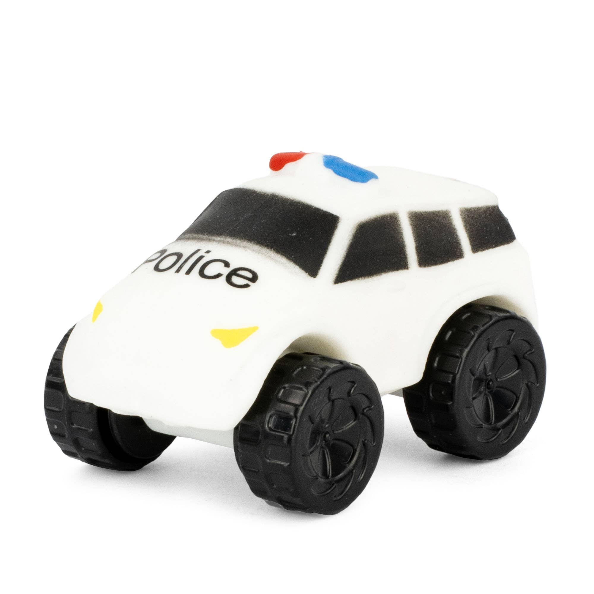 Stretch Wheels Sensory Police Car Toy