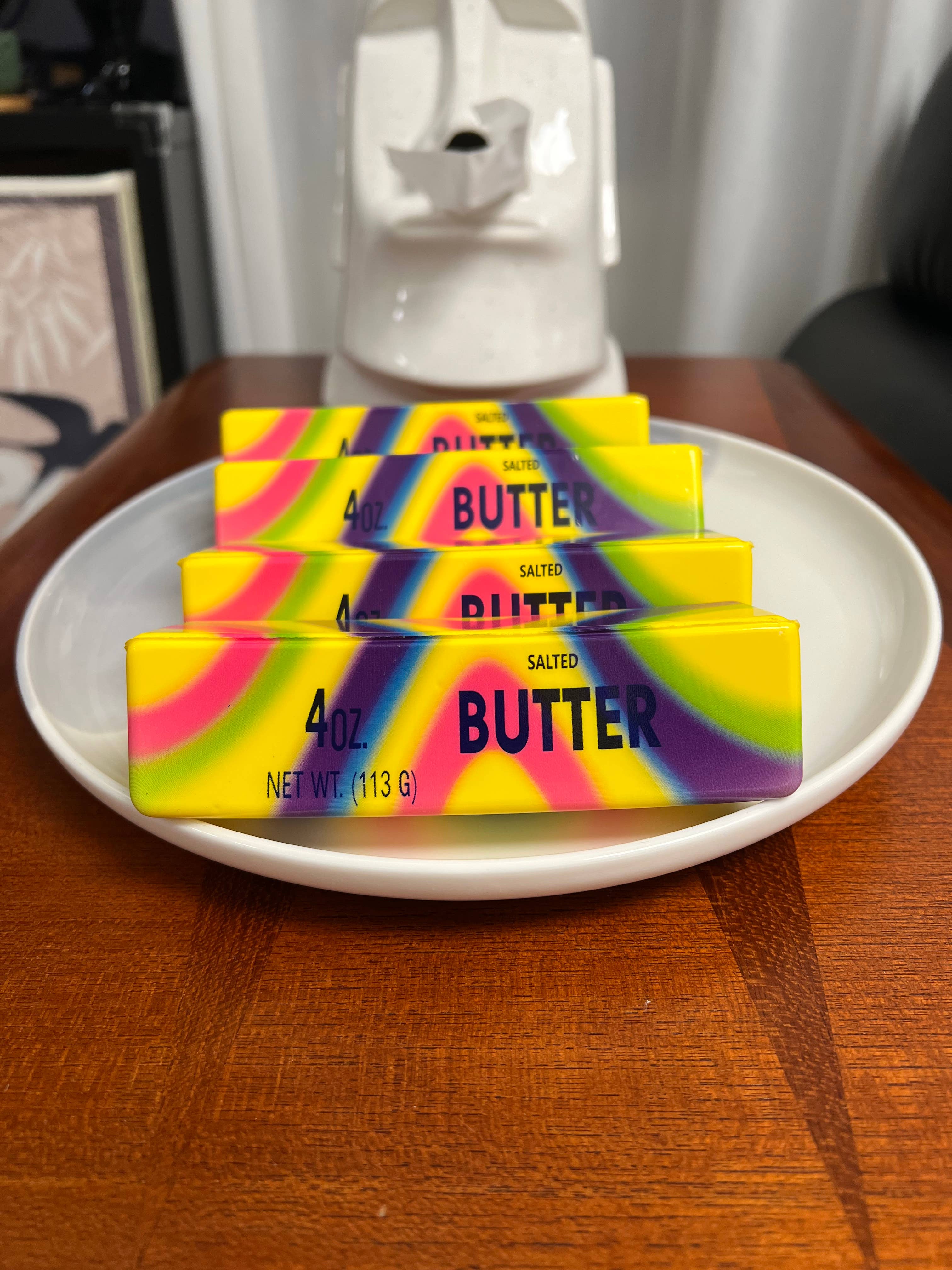 Rainbow Scented Butter Squishy Stress Relief Fidget Toy: Multi-Colored