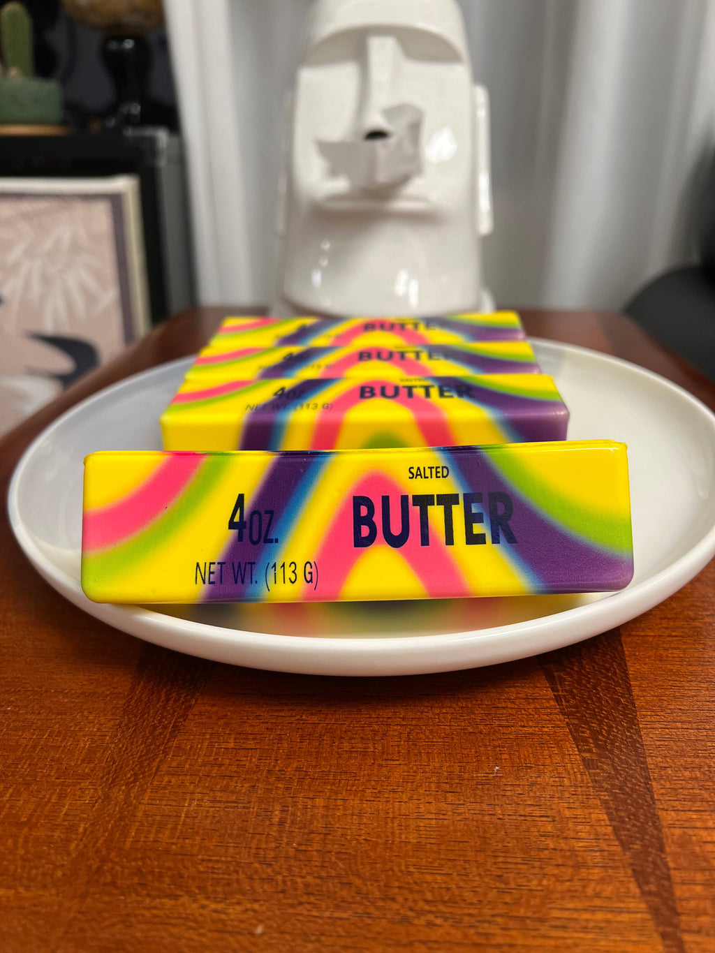 Rainbow Scented Butter Squishy Stress Relief Fidget Toy: Multi-Colored