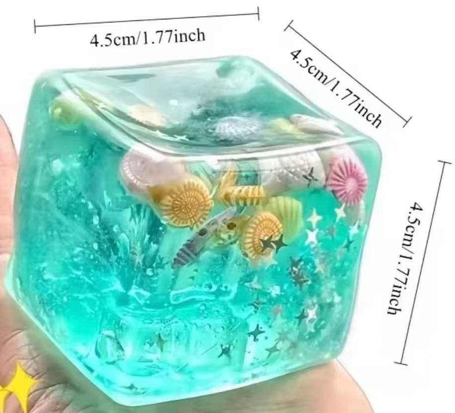 Adult Soft Squishy Ocean Themed Building Block Stress Relief