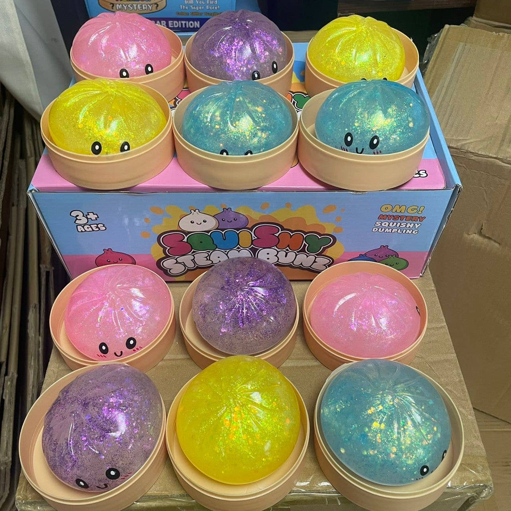 The Viral Dumpling Squishy  - Glitter Edition- 