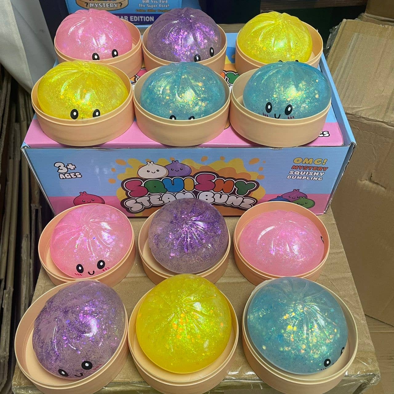 The Viral Dumpling Squishy  - Glitter Edition- 