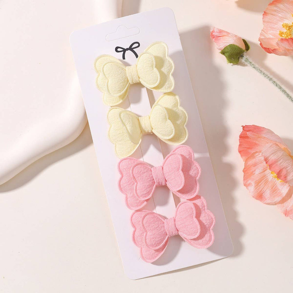 Double-Layer Butterfly Hair Clip Set for Kids_CWAHA6707: TYPE17 / (OS) 1
