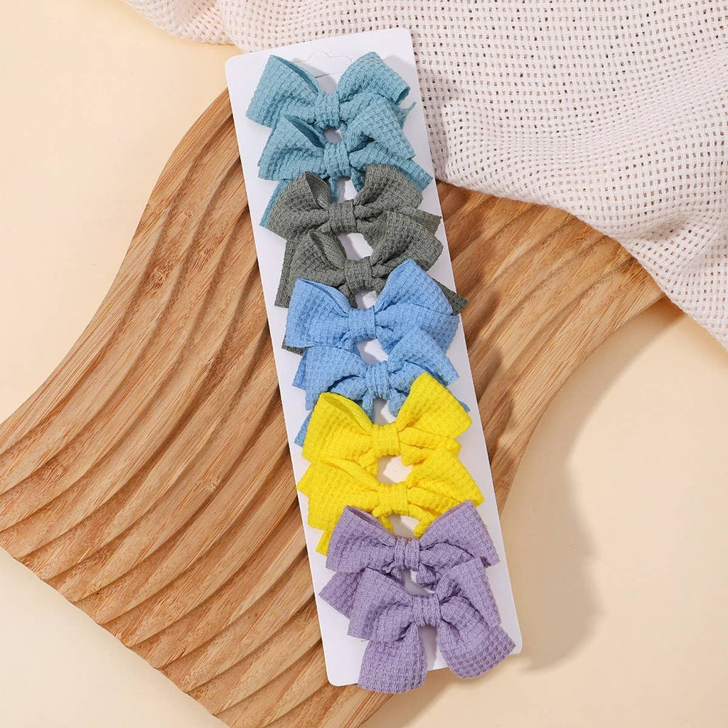 1.6" Handmade Fabric Bow Clips for Girls_CWAHA6756: TYPE19 / (OS) 1
