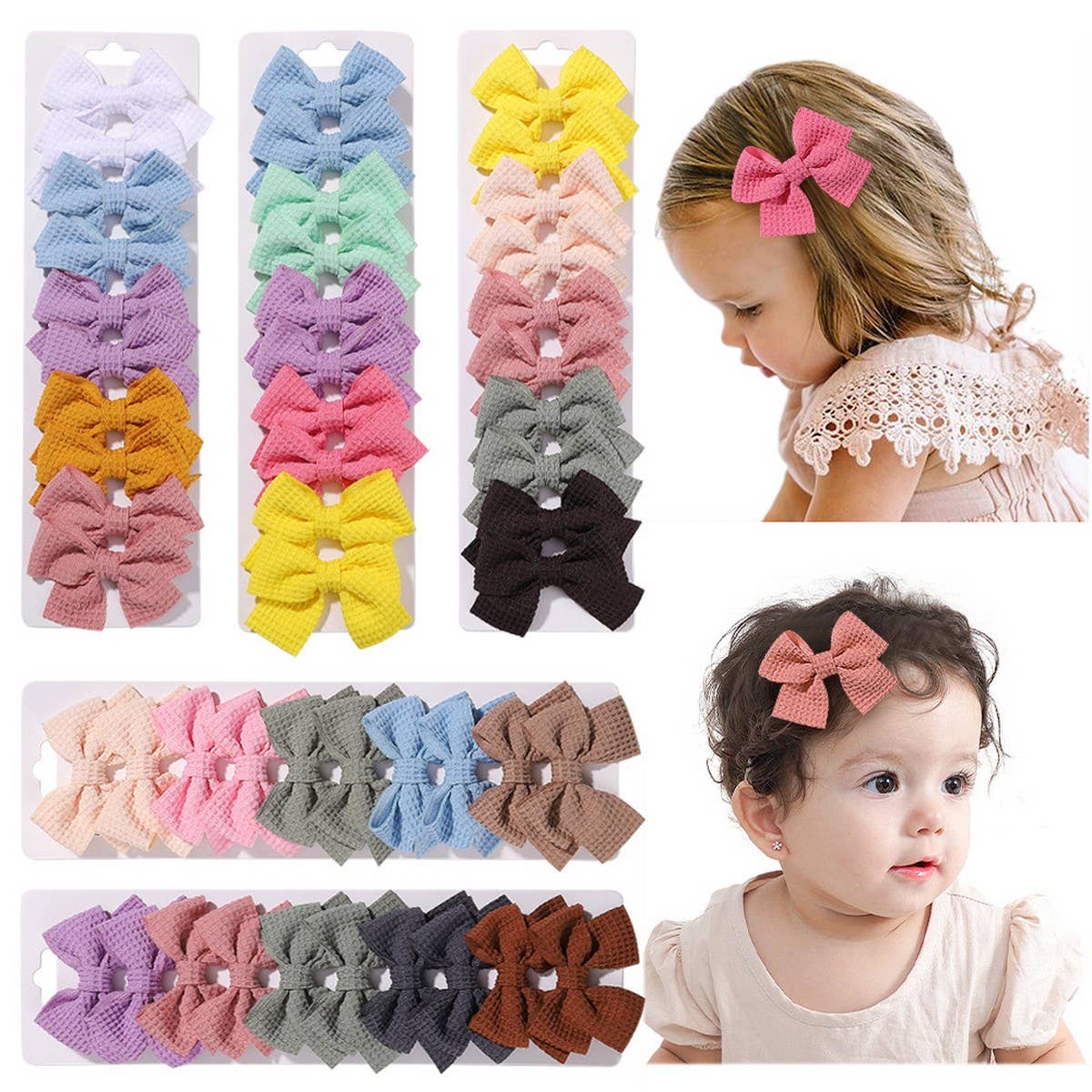 1.6" Handmade Fabric Bow Clips for Girls_CWAHA6756: TYPE15 / (OS) 1