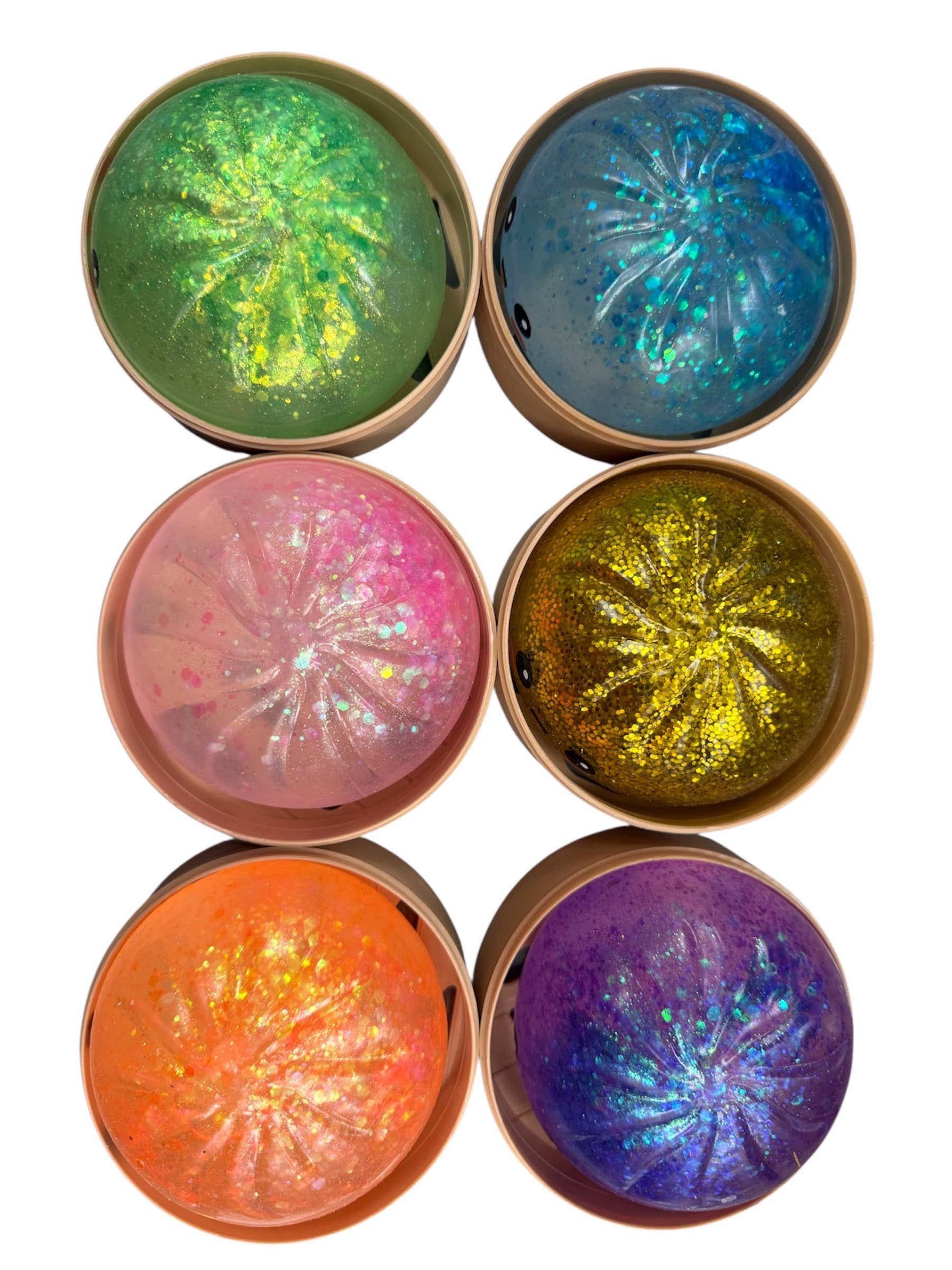 Squishy Dumpling Stress Relief Toy (Jumbo Size): Glitter
