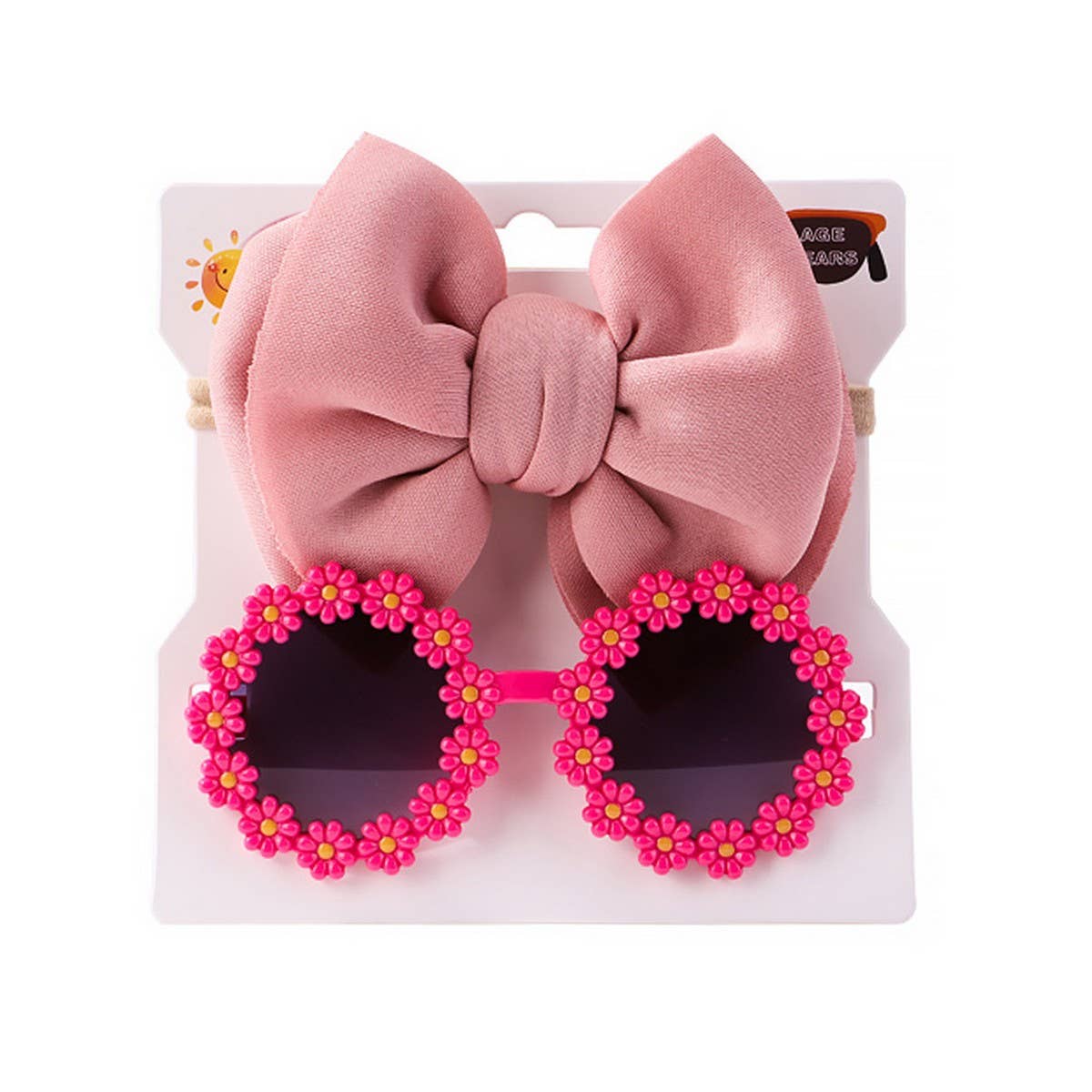 Summer Bow Headband & Sunglasses Set for Kids_CWAHA6744: TYPE3 / (OS) 1