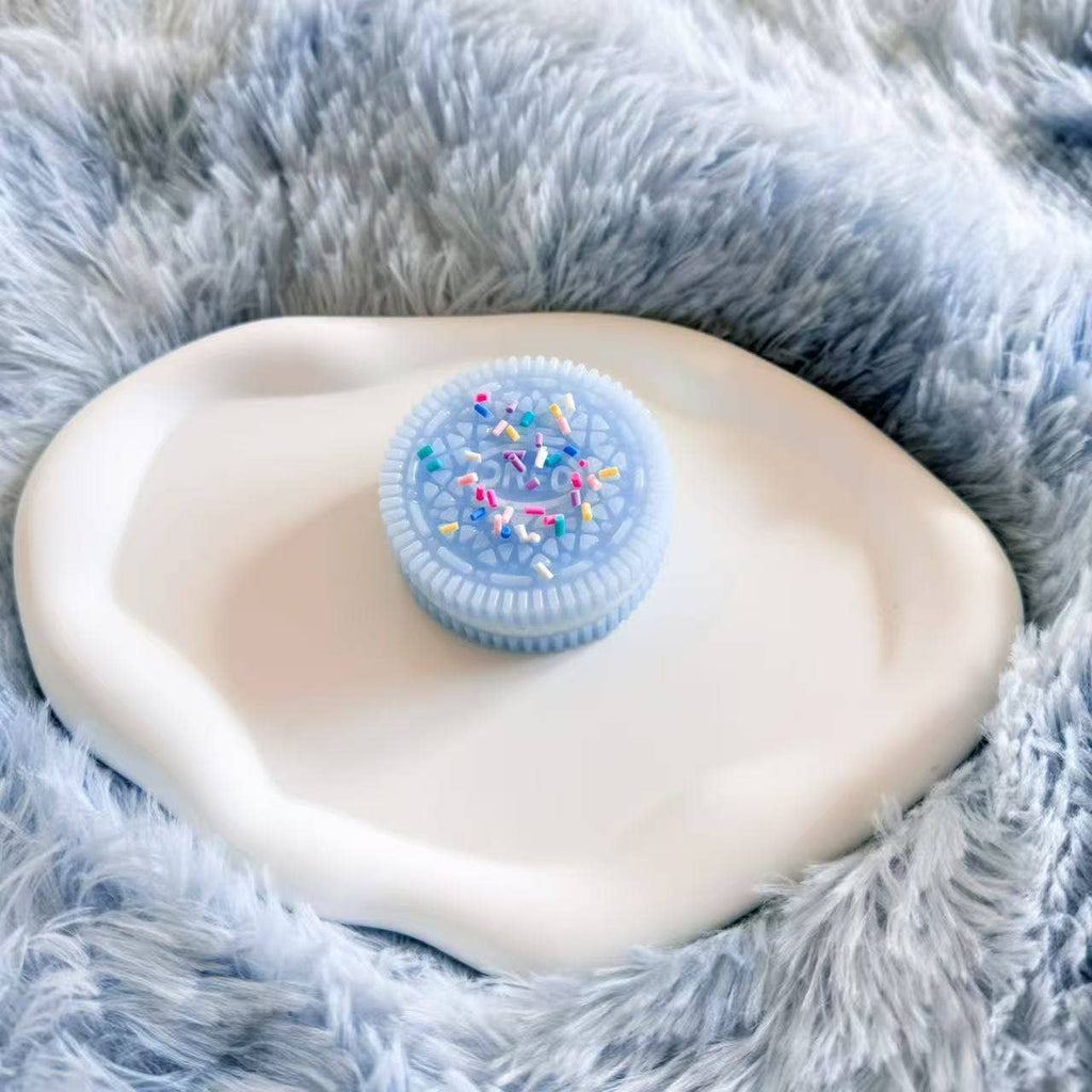 Cookie Sandwich Squishy Stress Relief Fidget Squeeze Toy: Stretch black / One Size