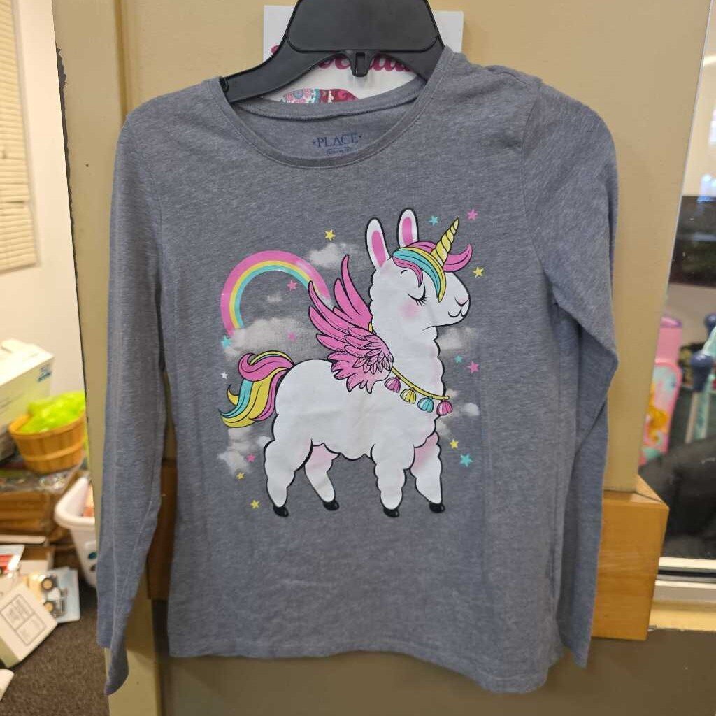 Shirt gray long sleeve 10/12