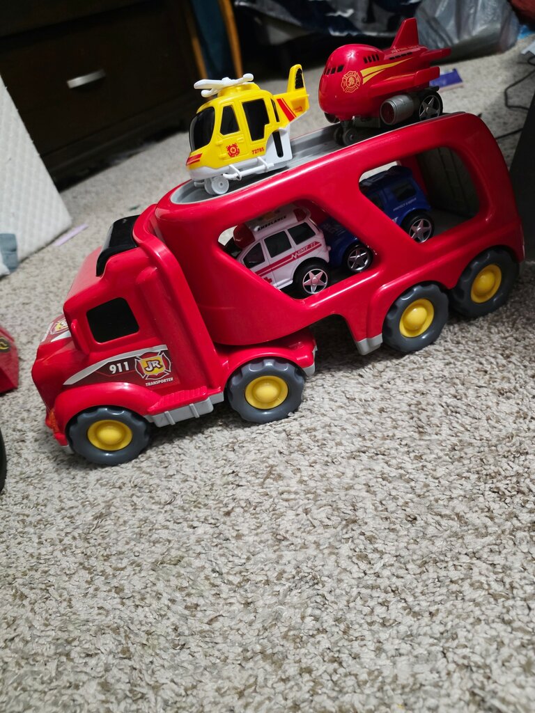 Junior Transporter Toy Vehicle Set Lights&Sound