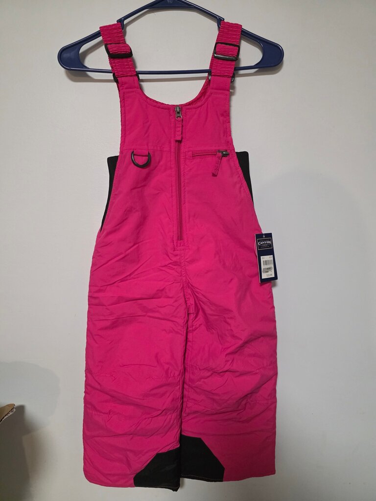 Canyon Creek Pink Snow Bib Overalls Size 4 NWT