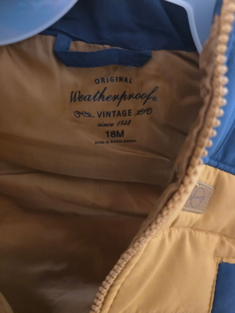 Vintage Weatherproof 18M Puffer Vest