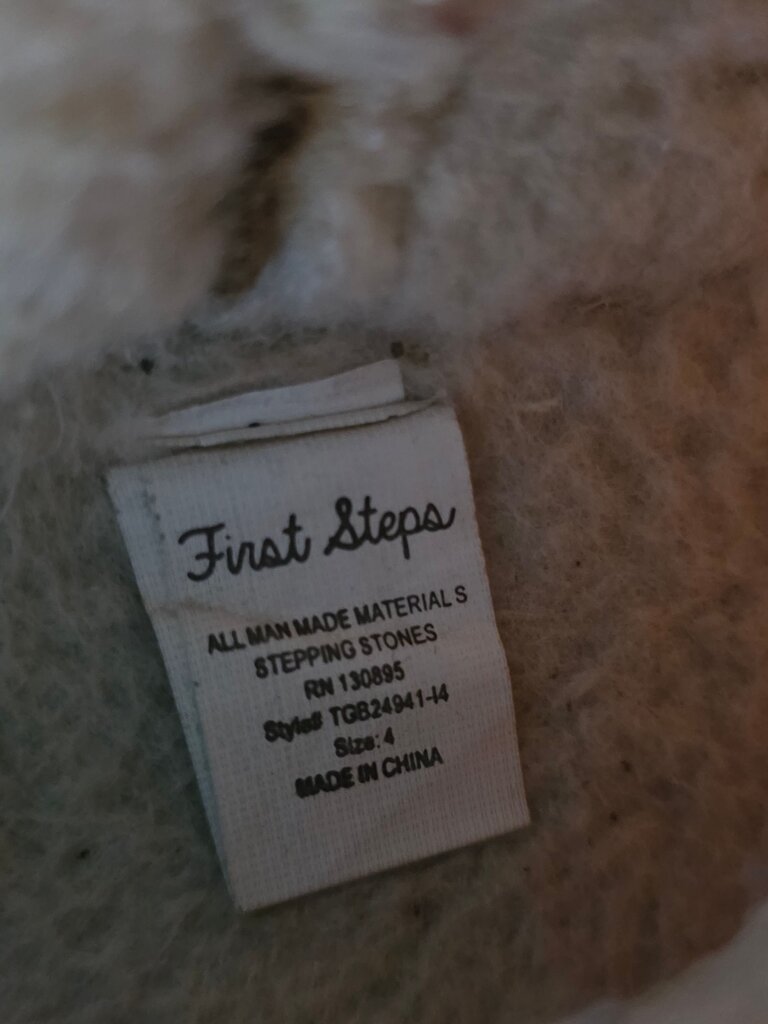 4 First Steps Baby Booties with Faux Fur